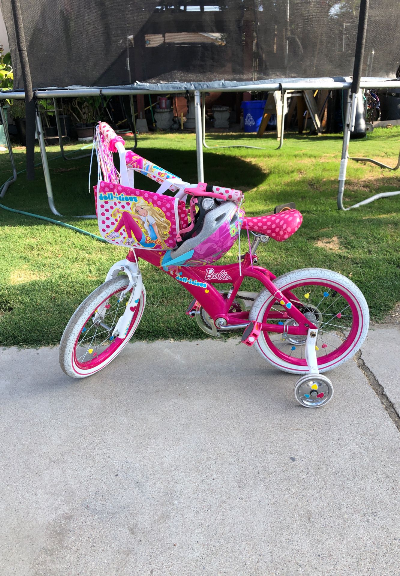 Girls Barbie bike