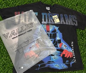 Vale Boxcut Tees Valley Dreams Black T-Shirt Medium