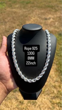 925 silver rope chain