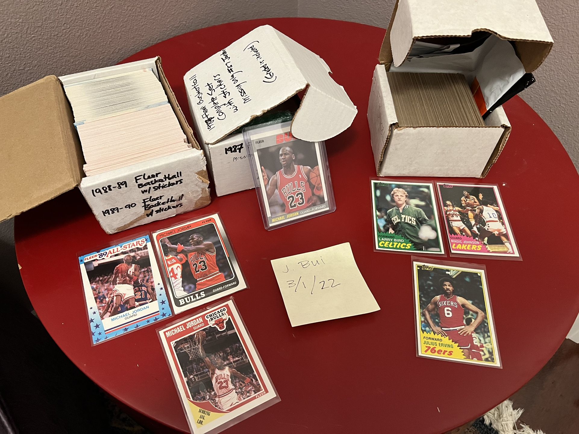 Topps/Fleer Complete Sets: Magic/Bird/Jordan