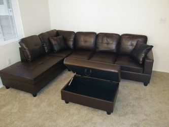 Sectional and Ottoman