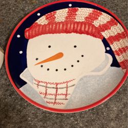 Snowman dishes
