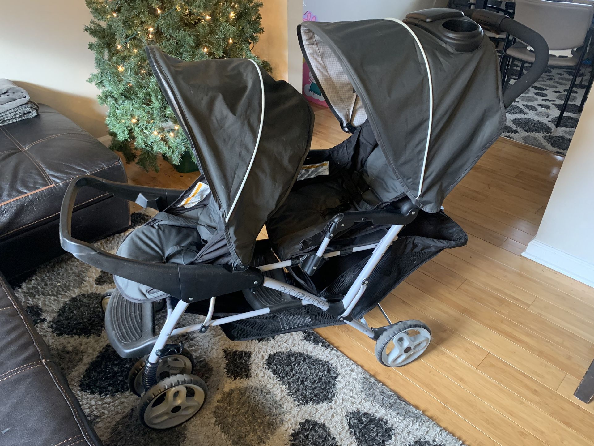 Gently Used Graco Duo Glider Click Connect Double Stroller