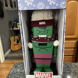 Disney Parks Christmas Holiday Marvel Avengers Green Hulk Nutcracker.  Brand new in  original Packaging
