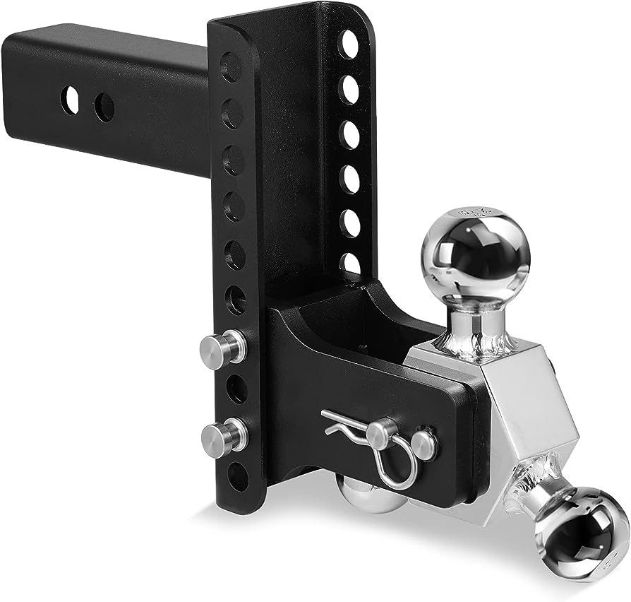 Adjustable Trailer Hitch Ball Mount,2.5Inch Receiver,4Inch Drop Hitch