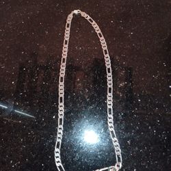 Sterling Silver Figaro Chain 