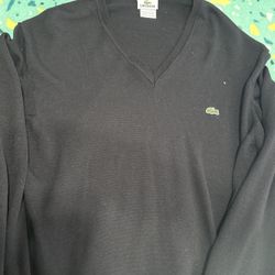 Lacoste Large Dress Up Sweater Black