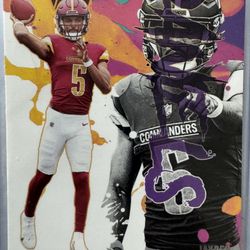 Jayden Daniels 2024 Panini Rookies & Stars Jayden Daniels Rookie Exclusive #RE-JDS RC