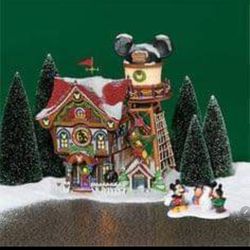 Department 56 Disney Mickey's North Pole Holiday House