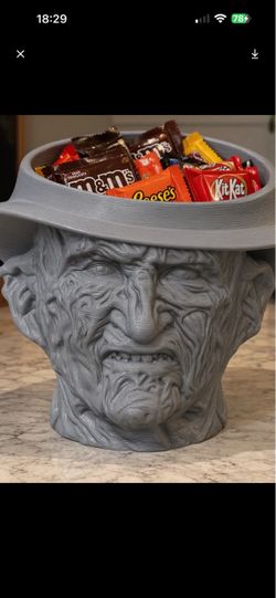 Freddy Krueger 3D Printed Candy Bowl