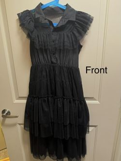 Black Kids Wednesday Dress