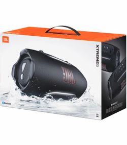 JBL Xtreme 5 Black Portable Bluetooth Speaker' AI Sound Boost - Brand NEW Sealed