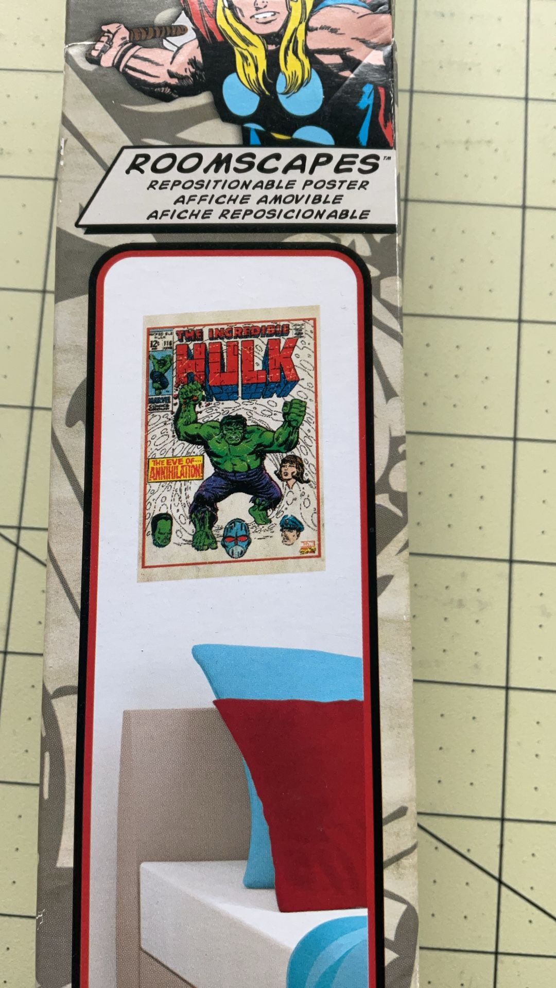 Incredible Hulk Repositionable Poster