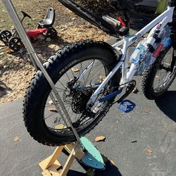 Bike stand for fat bike