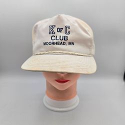 Vintage Youngan K Of C Club Moorhead Minnesota Adjustable SnapbackHat. 3