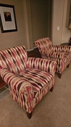 Pair of Upholstered Accent Chairs