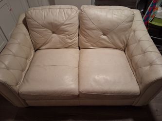 Cream sofa