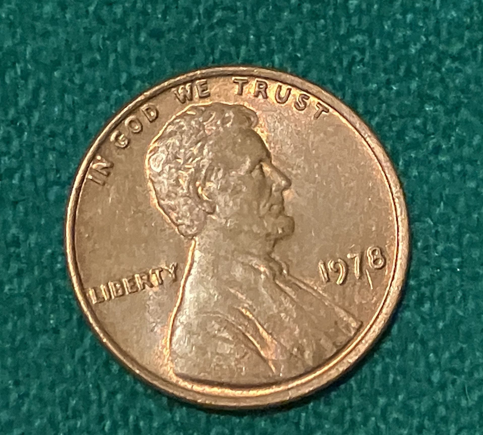 1978 No Mint Lincoln Penny