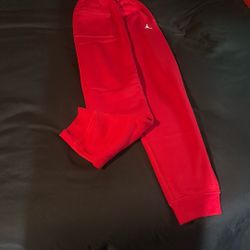 Large Red Jordan Sweatpants