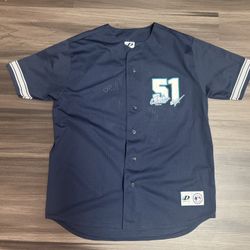 Vintage Dyntasy 2001 Seattle Mariners Ichiro Suzuki 51 Signature MLB Jersey Sz L 