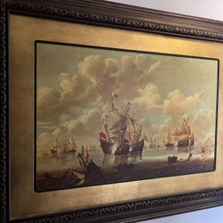 Antique Nautical Painting