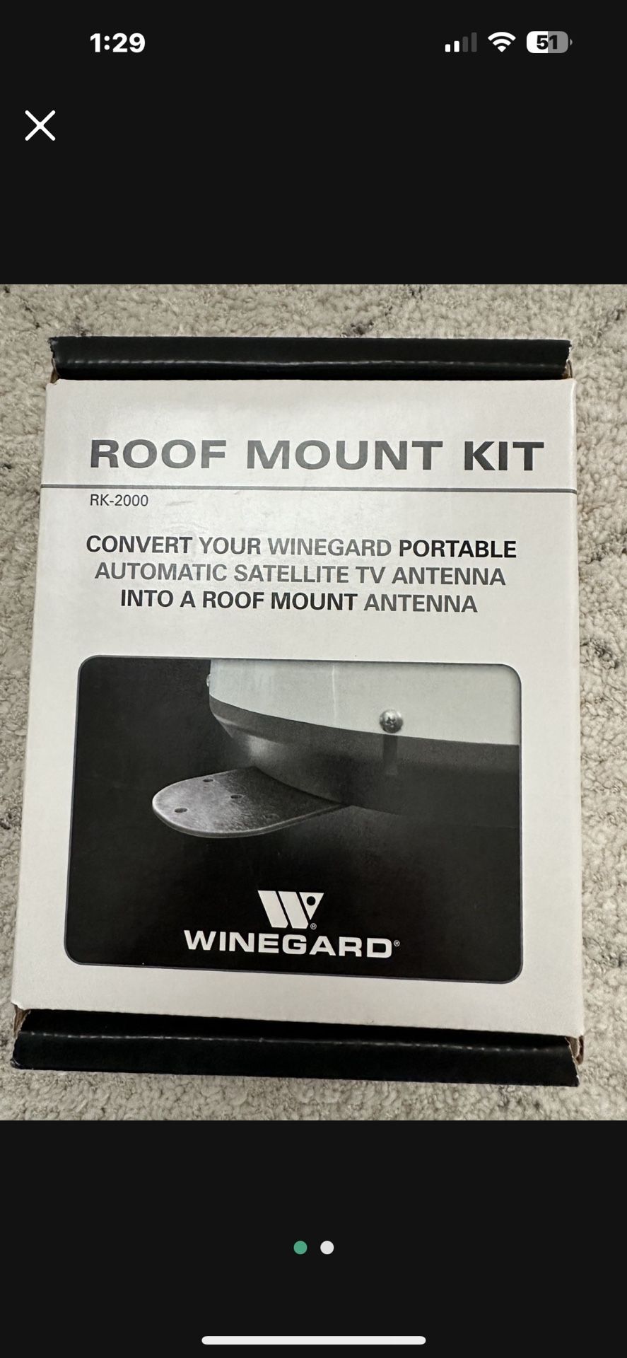 Winegard Roof Mount Kit