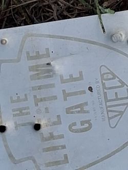 12' Lifetime Gate, in good condition,.