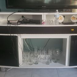 TV set with surround system