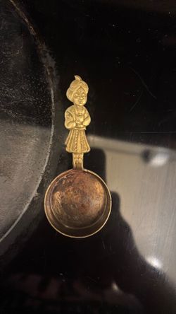 Copper  or BRASS  Coffee Spoon from WOOD COFFEE CO... TACOMA WASH