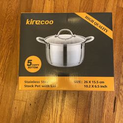 Stainless Steel Stock Pot With Lid