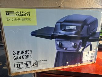 2 Burger gas grill