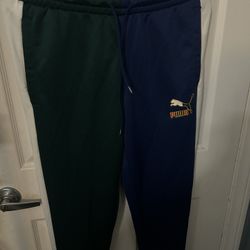 Multi Colored Puma Sweatpants Size L