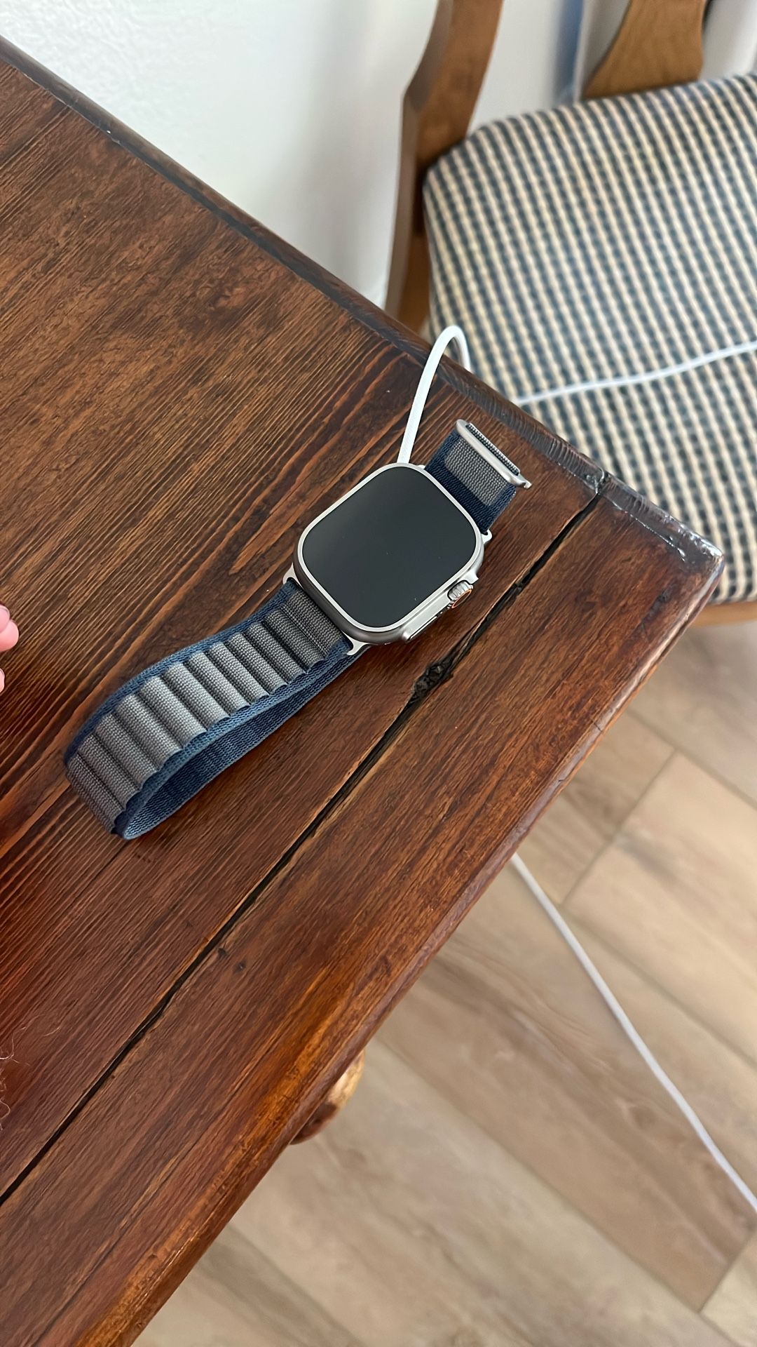 Apple Watch Ultra 2 GPS + Cellular Titanium Case With Alpine Loop Gray/Blue Band