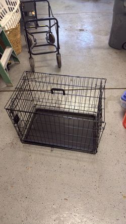Folding Wire Dog Crate with Tray