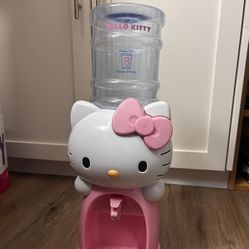 Hello Kitty Pink and White Drink Dispenser With Water Jug 
