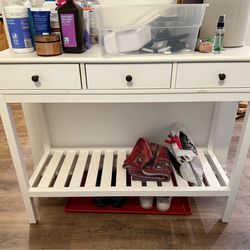 IKEA PANGET entry/console table white