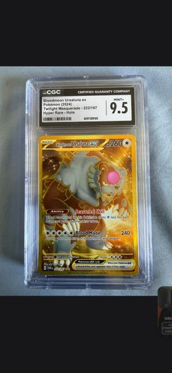 Bloodmoon Ursaluna ex CGC 9.5 Hyper Rare Holo