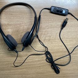 Plantronics Audio 628USB Stereo USB Headset Noise-Canceling Mic 