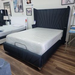 New Queen Bed Frame In Black
