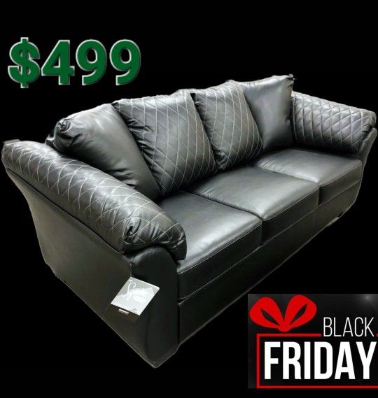 Betrillo Black Sofa