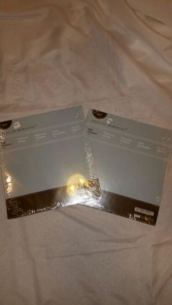 Creative Memories 2 sets of 12 sheet page protectors for 8"x8" photo album