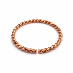 99.99% Pure Copper Tensor Ring Cuff Bracelet Adjustable 5.6 cm 2.2 in 5.5 mm Thick 1 oz Unisex

High purity 99.99% pure copper tensor ring cuff bracel