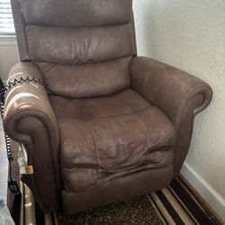 Brow Leather Recliner 