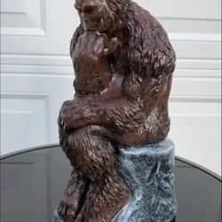 Bigfoot Thinker Statue