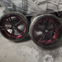 22” Staggered Rims 