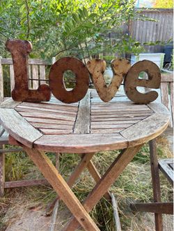 Rustic Love Art Sign