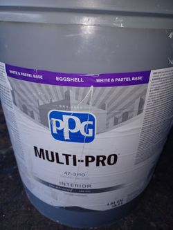 5 gallons Interior Eggshells white paint
