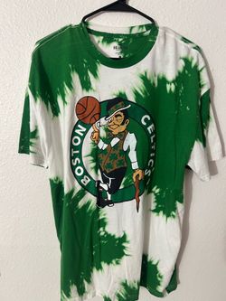 Boston Celtics~ Hollister Leprechaun Graphic T-Shirt Black Men's Large ~ Tye-dye
