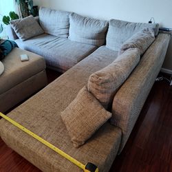 Moving! L-Shaped Couch w/Storage