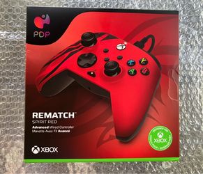 (New in box)PDP Rematch Advanced Wired Controller in the color Spirit Red